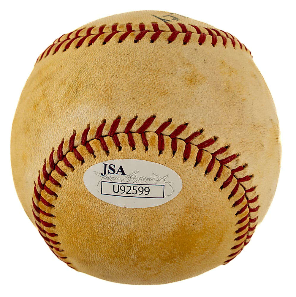 Bob Hendley Single-Signed Baseball - JSA