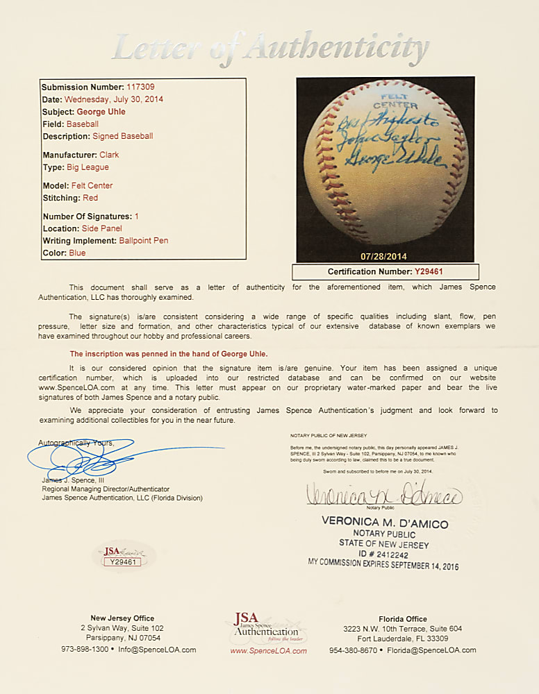 1930s New York Giants World Series and/or National League Champions Single-Signed Baseball Collection (23) Including Berger, Melton, Mancuso, Fitzsimmons, Moore, and Schumacher - JSA and PSA/DNA