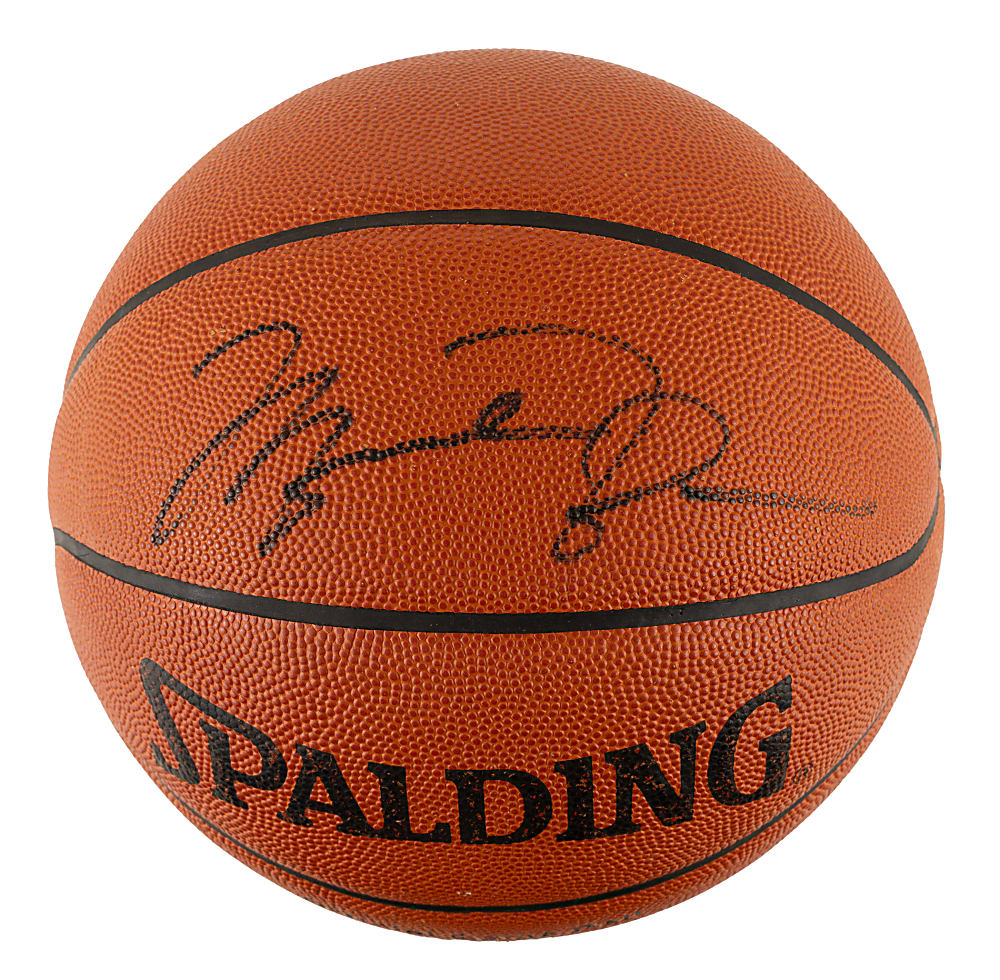 Michael Jordan Signed Basketball - JSA and Upper Deck