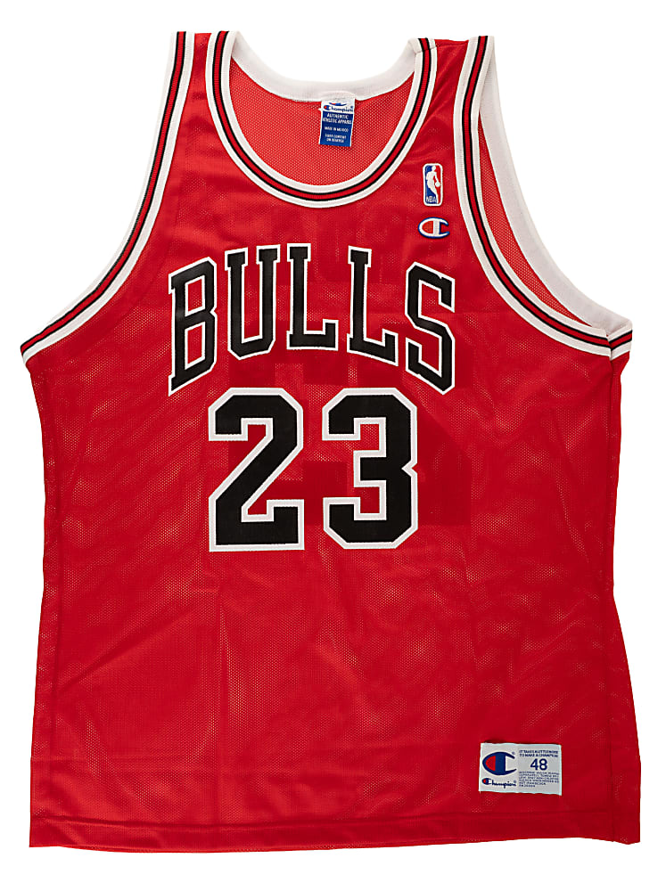 Michael Jordan Signed Chicago Bulls Jersey - Upper Deck and JSA