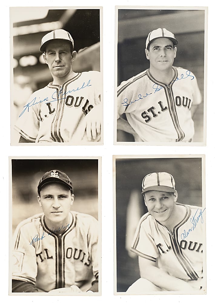 St. Louis Browns Signed George Burke Photograph Collection (23)