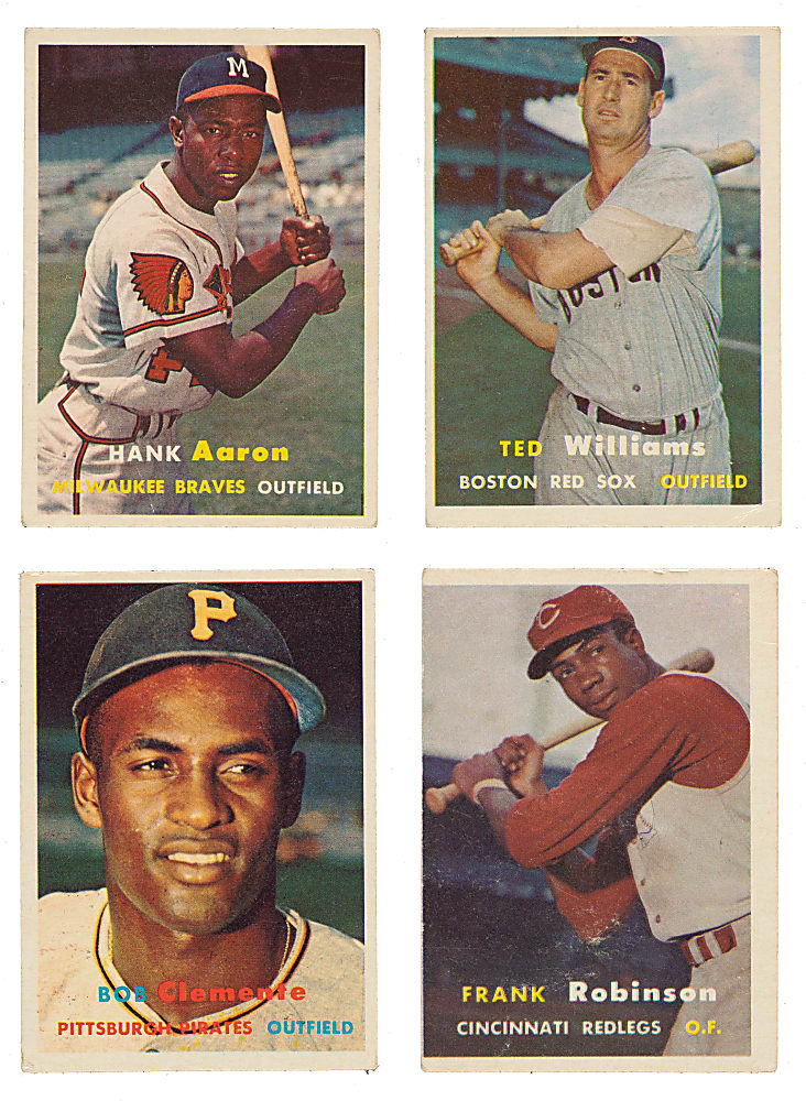 1957 Topps Near-Complete Set (402/407) Including #95 Mickey Mantle SGC EX 5 Plus 169 Duplicates