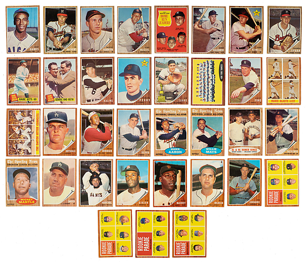 1962 Topps Complete Set (598)