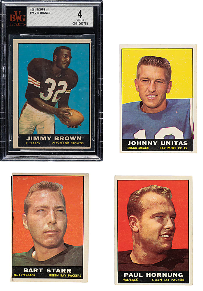 1961 Topps Football Near-Complete Set (197/198)
