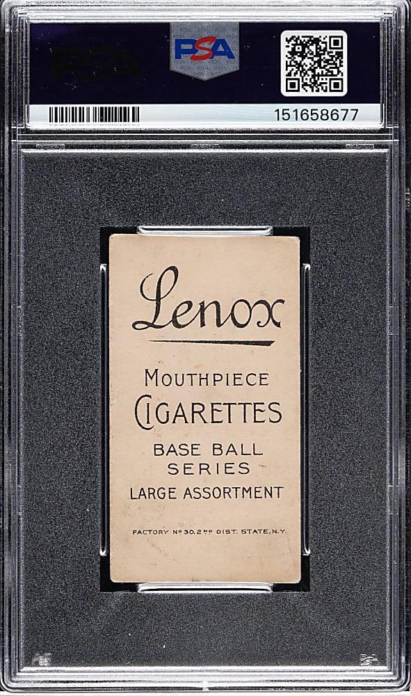 1909-1911 T206 White Border Mike Donlin with Bat PSA GOOD 2 - Lenox Back - The ONLY PSA-Graded Example!