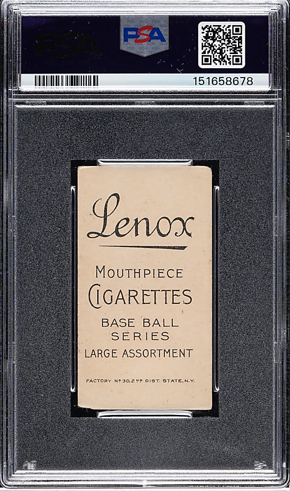 1909-1911 T206 White Border Howie Camnitz Arm at Side PSA GOOD 2 - Lenox Back