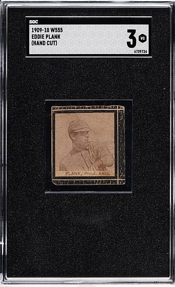 1909-1910 W555 Eddie Plank SGC VG 3