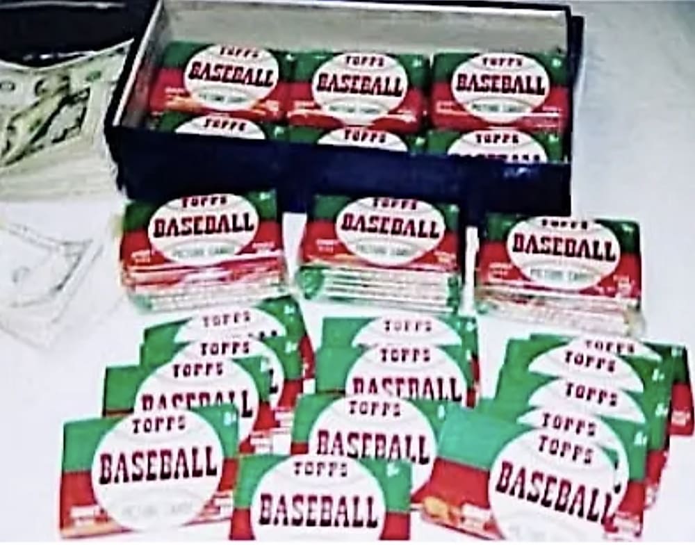 Exceptional 1952 Topps Unopened Five-Cent Wax Pack Collection (8) - Cellophane-Wrapped "Brick" From 1990s Seattle Find!