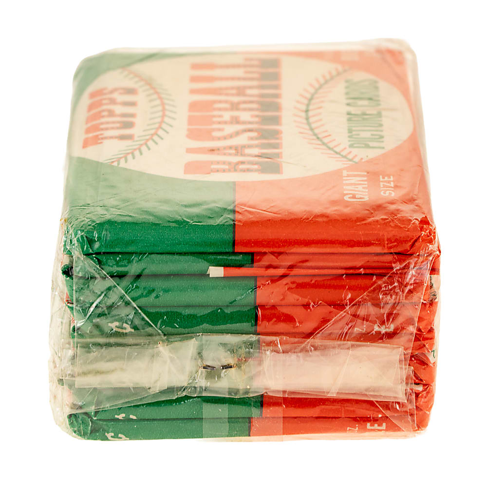 Exceptional 1952 Topps Unopened Five-Cent Wax Pack Collection (8) - Cellophane-Wrapped "Brick" From 1990s Seattle Find!