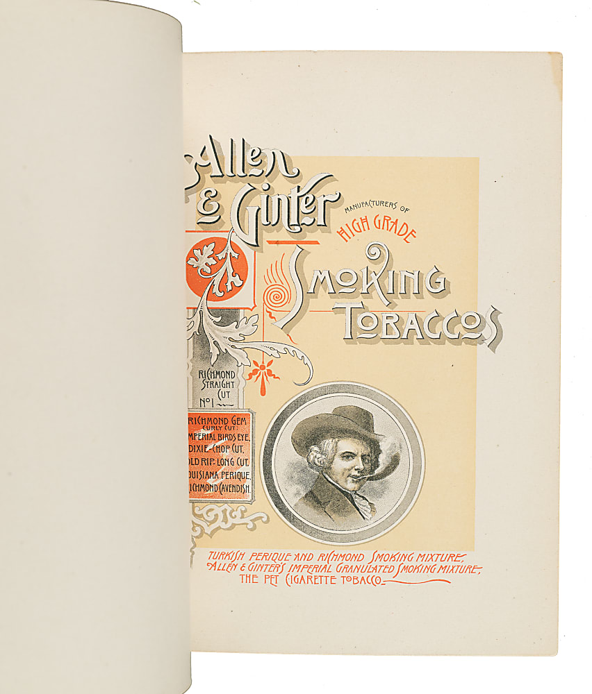 1888 A16 Allen & Ginter "World's Champions" Tobacco Premium Album