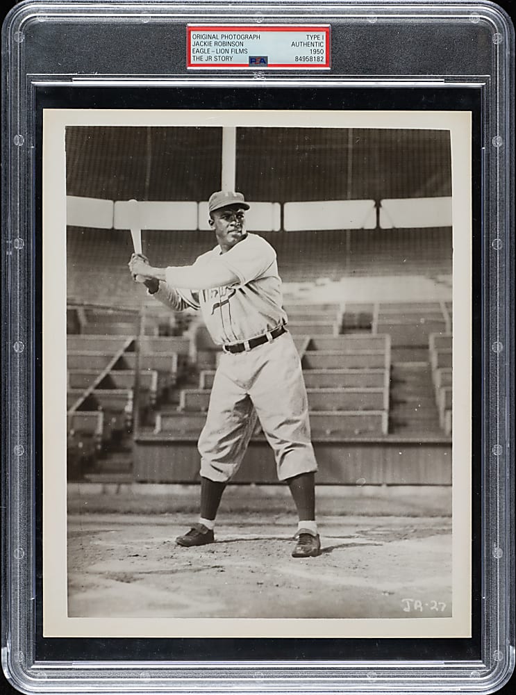 1950 Jackie Robinson Original Eagle-Lion Films "The Jackie Robinson Story" Photograph PSA/DNA Type I
