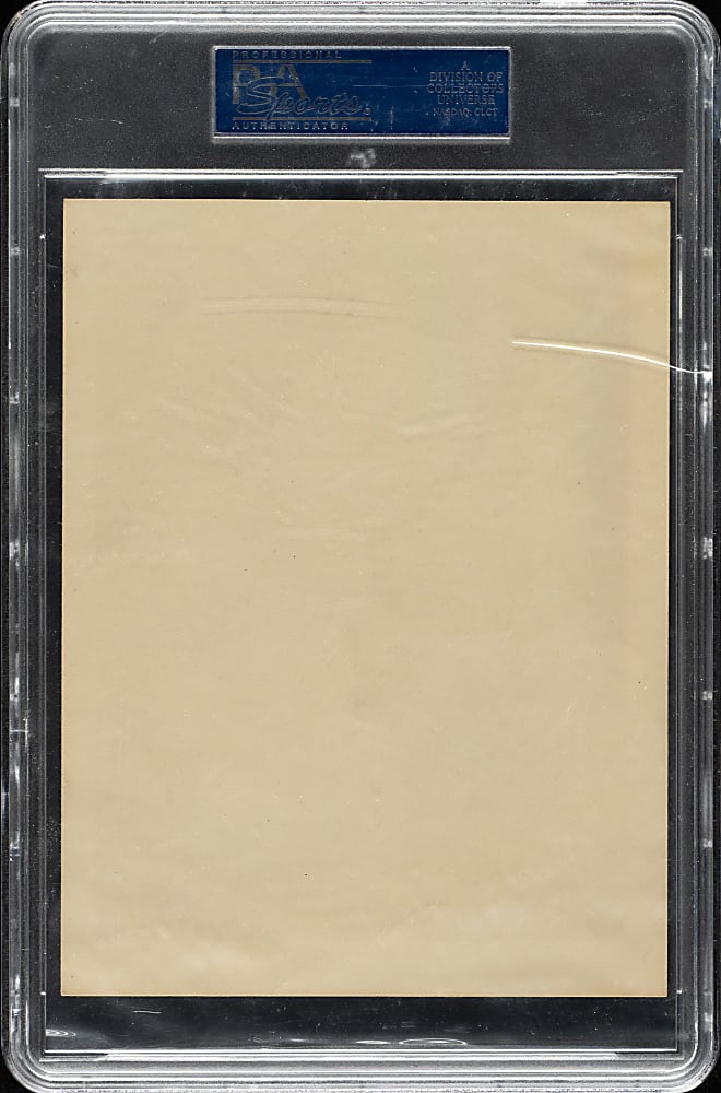 1949 Leaf Premium Walter Johnson PSA VG 3