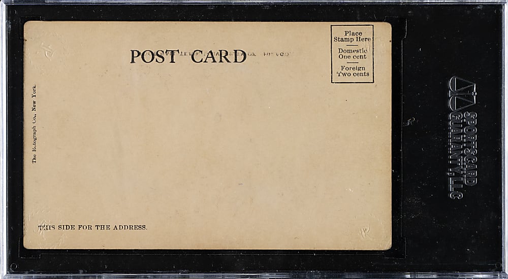 Circa 1904 Rotograph Co. Chicago Maroons College Football Real-Photo Postcard with Amos Alonzo Stagg SGC VG/EX 50