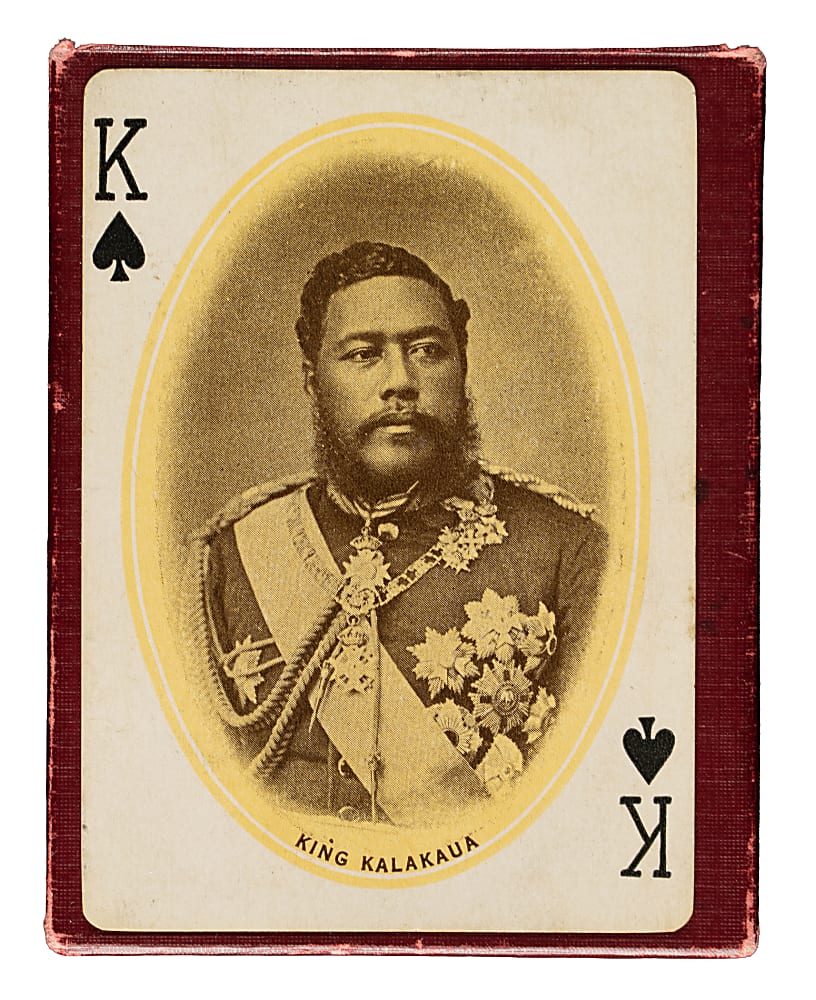 Circa 1910 Wall, Nichols Co. Hawaiian Souvenir Playing Cards Complete Set (52) Including Duke Kahanamoku PSA MINT 9 and Original Box