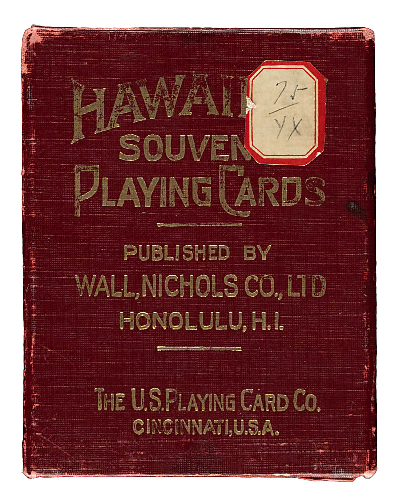 Circa 1910 Wall, Nichols Co. Hawaiian Souvenir Playing Cards Complete Set (52) Including Duke Kahanamoku PSA MINT 9 and Original Box