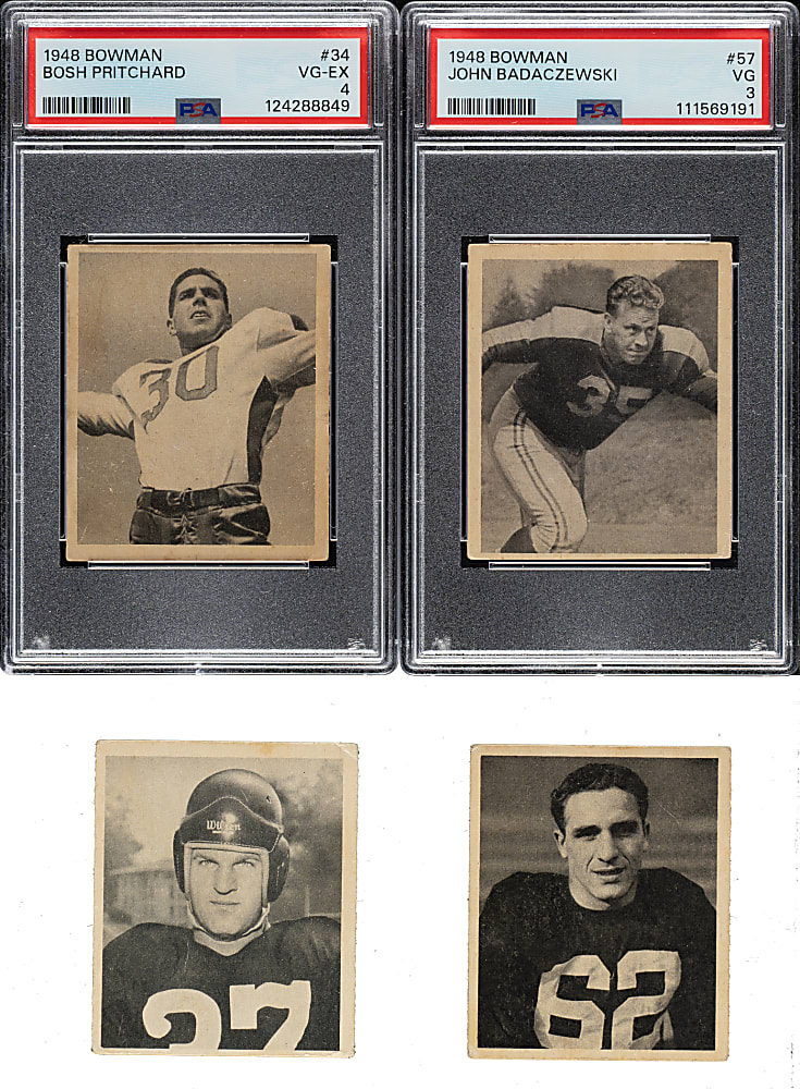 1948 Bowman Football Partial Set (72/108)
