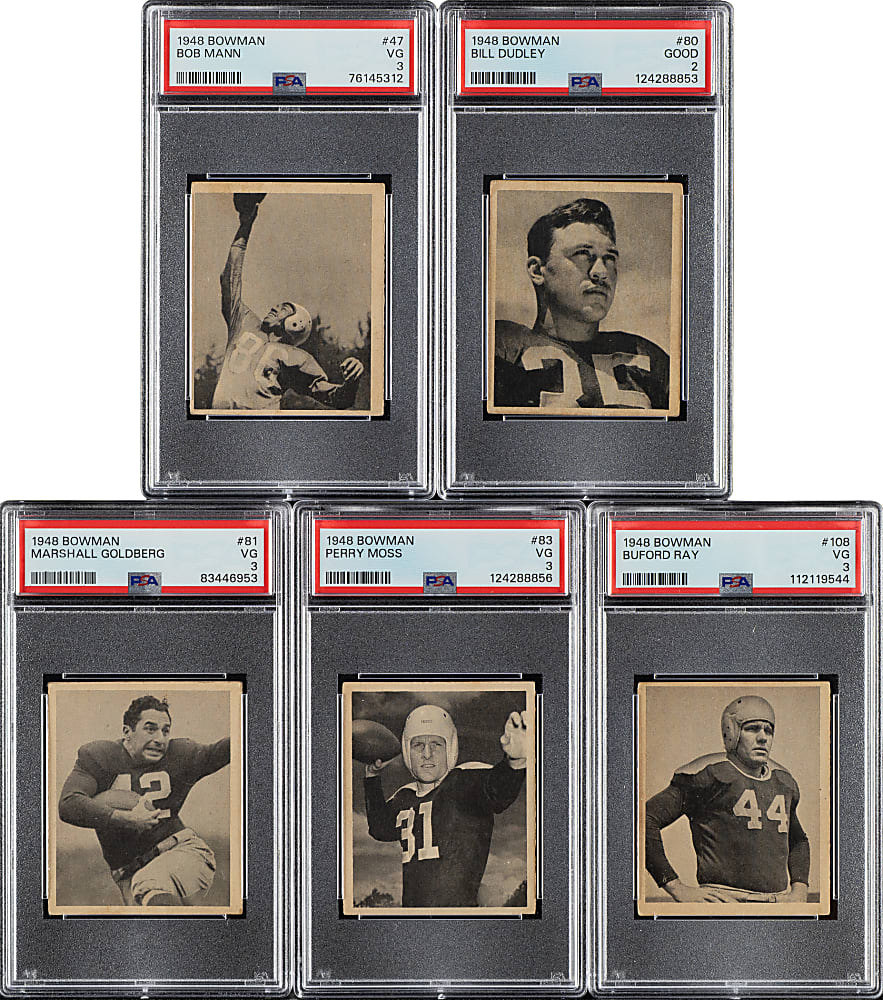 1948 Bowman Football Partial Set (72/108)