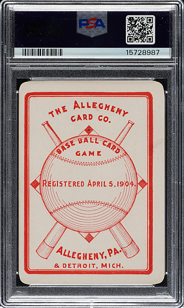 1904 Allegheny Card Co. Christy Mathewson PSA EX 5