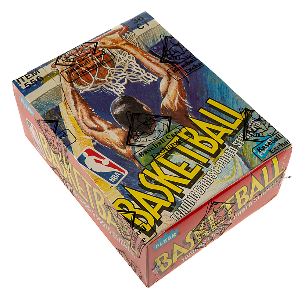 1989-1990 Fleer Basketball Unopened Wax Box (36 Packs) - BBCE - From a Sealed Case (FASC)