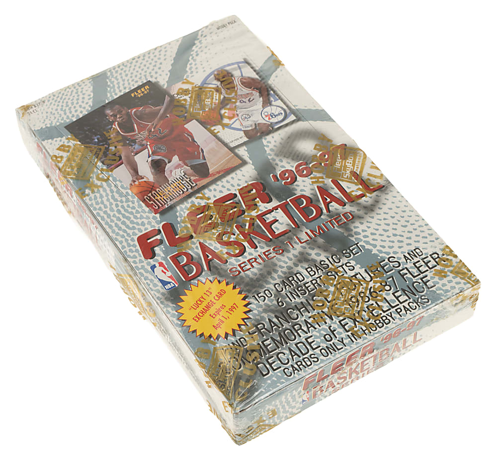 1996-1997 Fleer Basketball First Series Factory-Sealed Unopened Hobby Box (24 Packs)