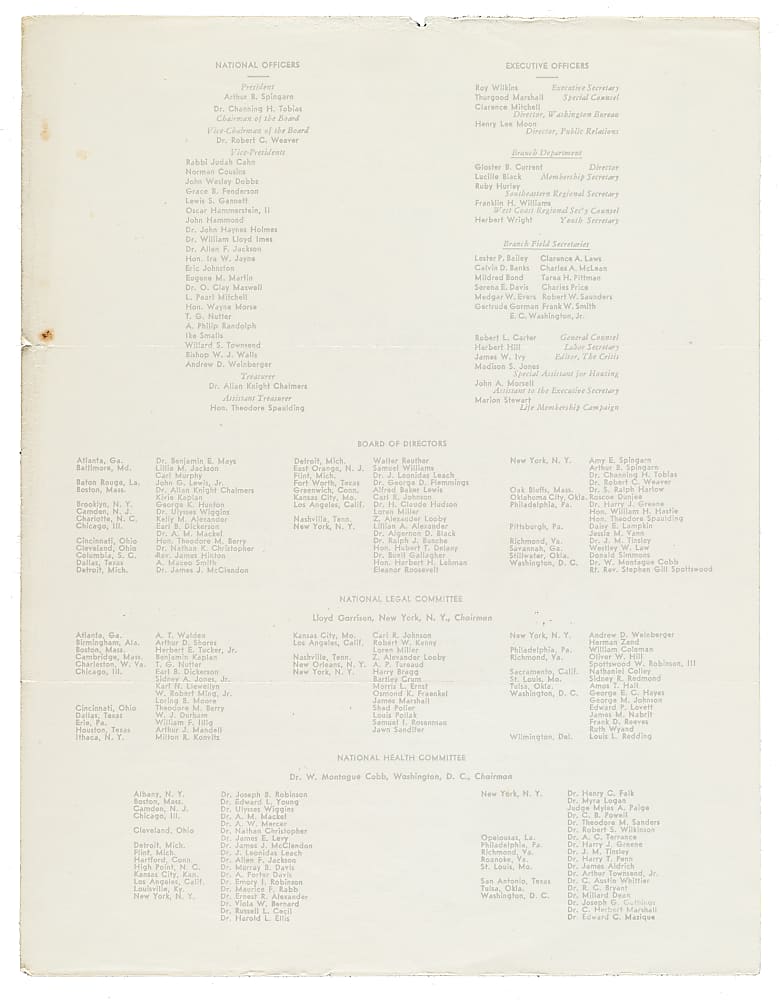 1957 Jackie Robinson Signed Letter - NAACP Freedom Fund Campaign - Remarkable Civil Rights Related Letter - JSA