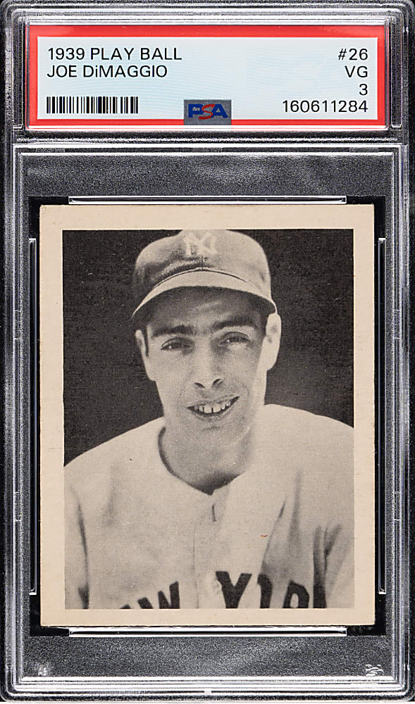 1939 R334 Play Ball #26 Joe DiMaggio PSA VG 3