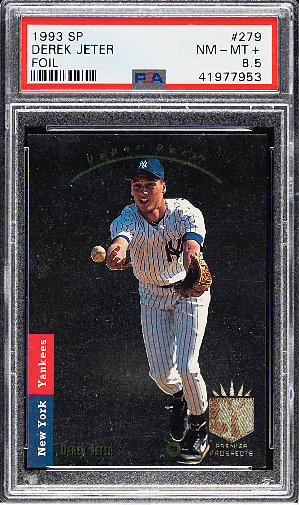 1993 Upper Deck SP Foil #279 Derek Jeter Rookie PSA NM-MT+ 8.5