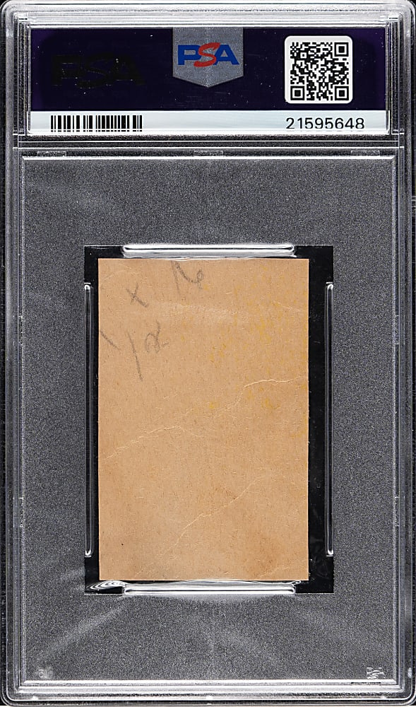 1910 W-UNC Strip Card Ty Cobb PSA POOR 1 (MK)