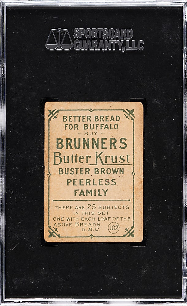 1911 D304 Brunner's Bread Eddie Collins SGC FAIR 1.5