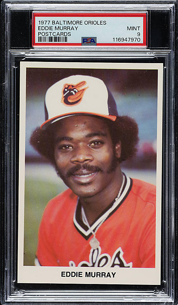 1977 Baltimore Orioles Team Issue Eddie Murray Pre-Rookie PSA MINT 9
