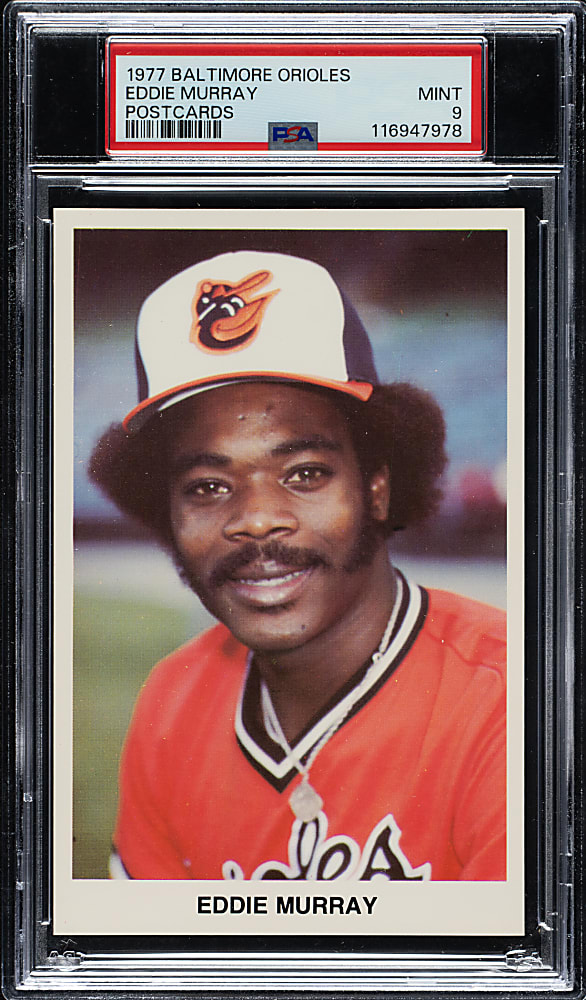 1977 Baltimore Orioles Team Issue Eddie Murray Pre-Rookie PSA MINT 9