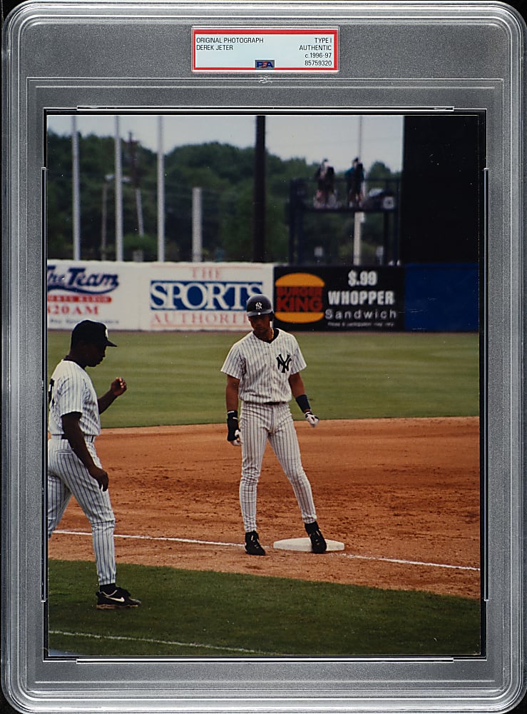 Circa 1996-1997 Derek Jeter Original Photograph PSA/DNA Type I