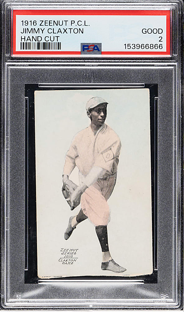 1916 Zeenut PCL Jimmy Claxton PSA GOOD 2