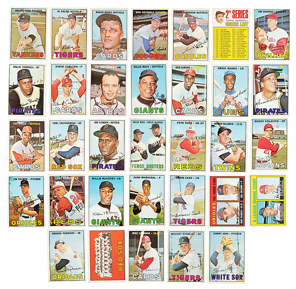 1967 Topps Complete Set (609)