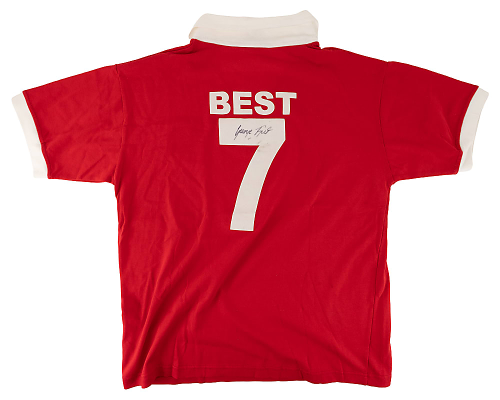 George Best Signed Manchester United Jersey - PSA/DNA