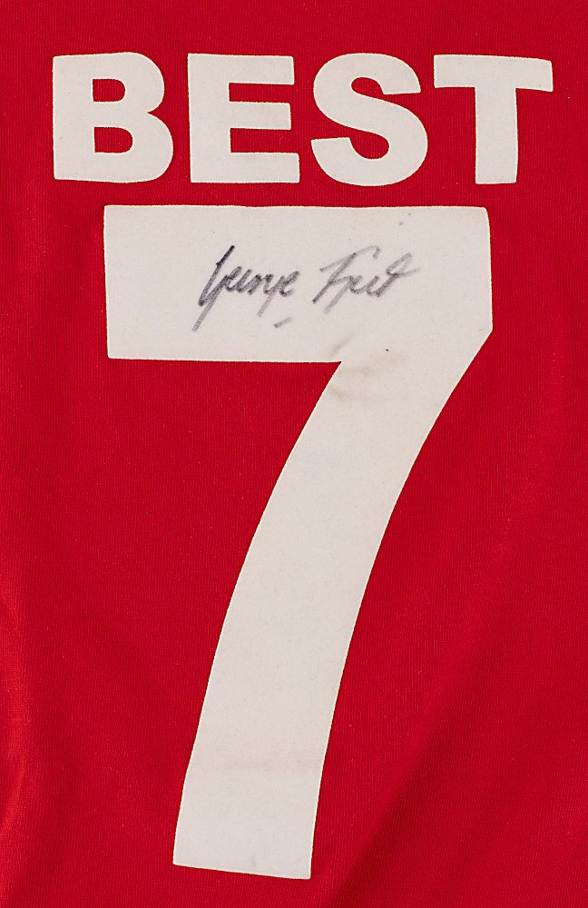 George Best Signed Manchester United Jersey - PSA/DNA