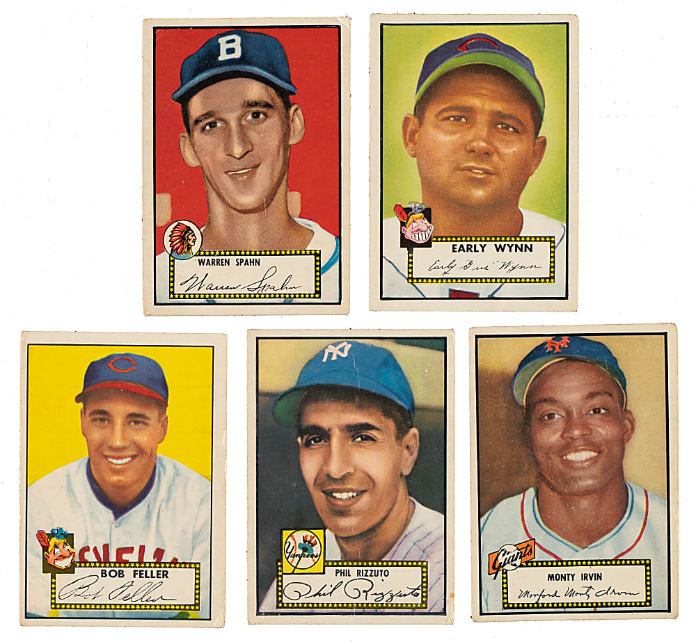 1952 Topps Partial Low-Number Run (241/310)