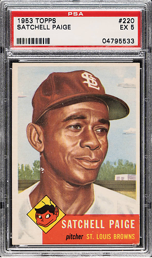 1953 Topps #220 Satchel Paige PSA EX 5