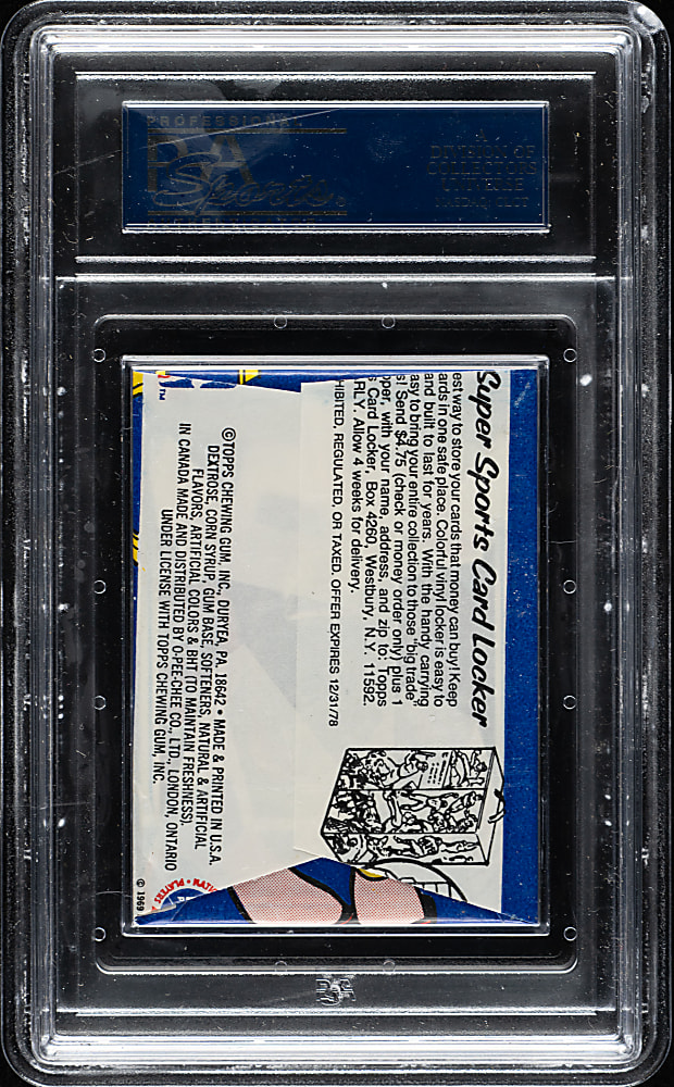 1977-1978 Topps Basketball Unopened Wax Pack PSA NM-MT 8