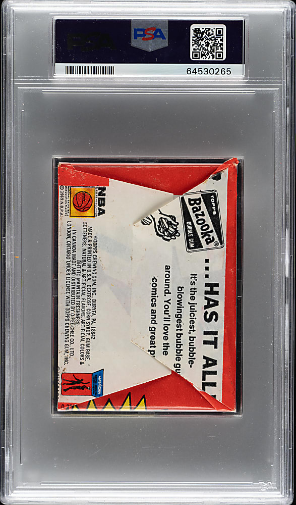 1974-1975 Topps Basketball Unopened Wax Pack PSA EX-MT 6