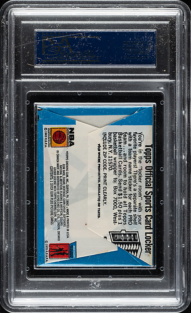 1973-1974 Topps Basketball Unopened Wax Pack PSA MINT 9 - Highest Graded!