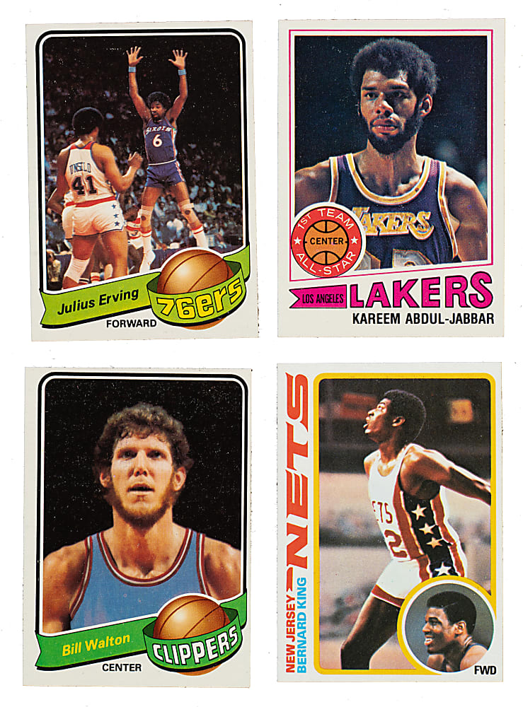 High-Grade 1977 to 1979 Topps Basketball Complete Set Trio (3 Sets, 396 Cards)