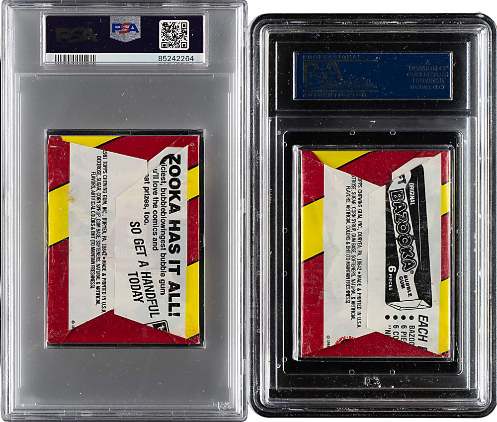 1981-1982 Topps Basketball Unopened Wax Pack PSA NM-MT 8 Pair Including Julius Erving on Back