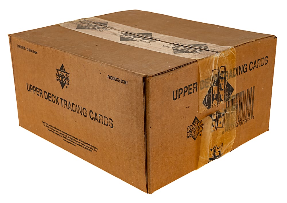 2001 Upper Deck Golf Original Unopened Hobby Box Case (12 Boxes)