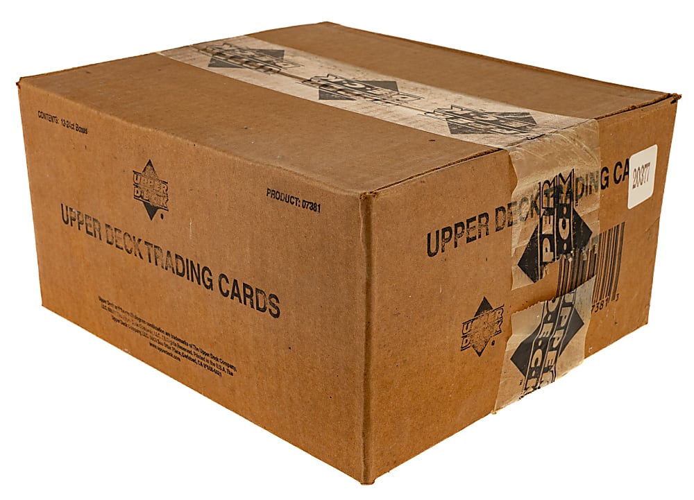 2001 Upper Deck Golf Original Unopened Hobby Box Case (12 Boxes)