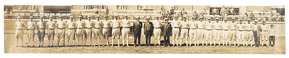 1926 Toronto Maple Leafs (International League Champions) Team Panoramic Photograph with Carl Hubbell