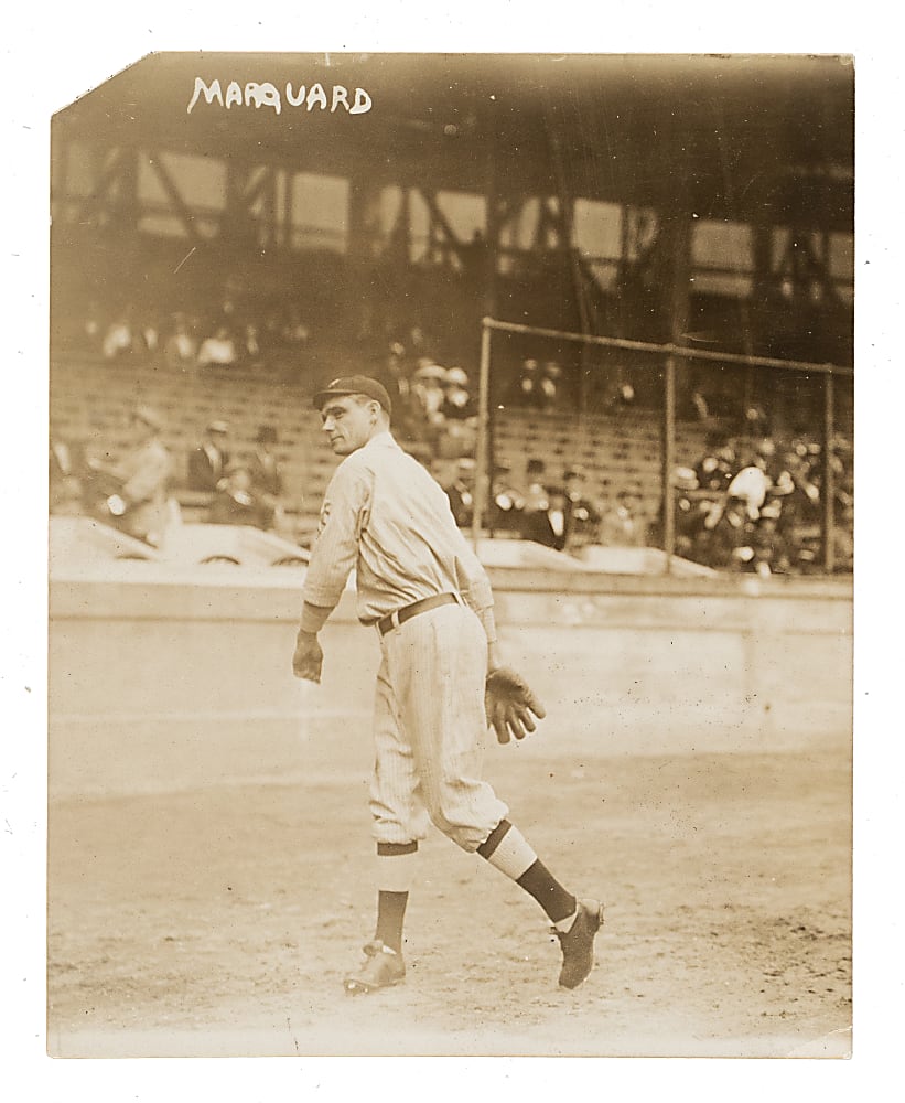1911 Rube Marquard Original Bain News Service Photograph PSA/DNA Type I