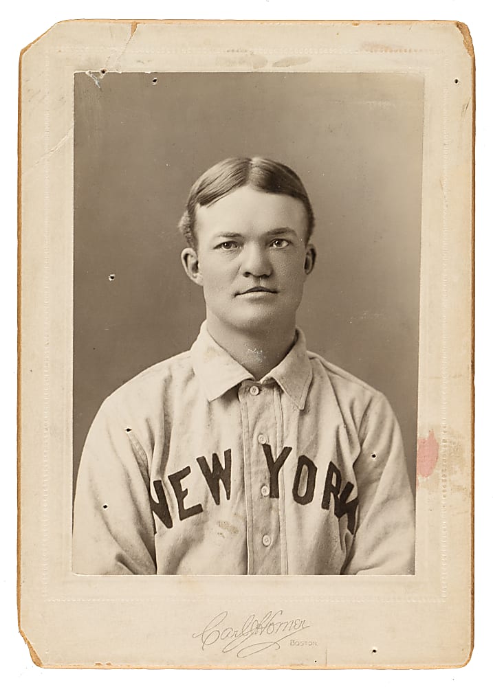 Circa 1903-1904 Dummy Taylor Original Carl Horner Cabinet Photograph PSA/DNA Type I - Used For His W600, Rotograph Postcard, and Fan Craze Cards!
