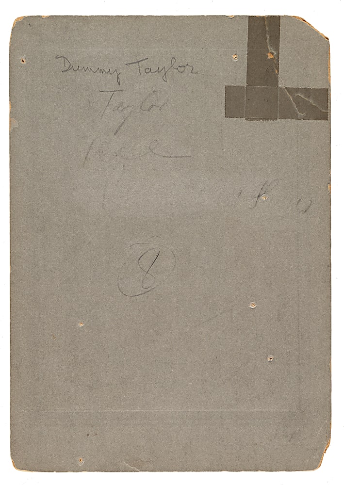 Circa 1903-1904 Dummy Taylor Original Carl Horner Cabinet Photograph PSA/DNA Type I - Used For His W600, Rotograph Postcard, and Fan Craze Cards!
