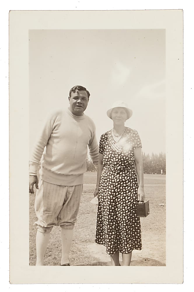 1934 Babe Ruth Original Snapshot Photograph PSA/DNA Type I